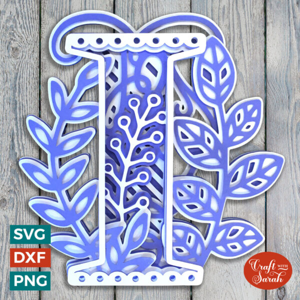 Letter I Alphabet SVG