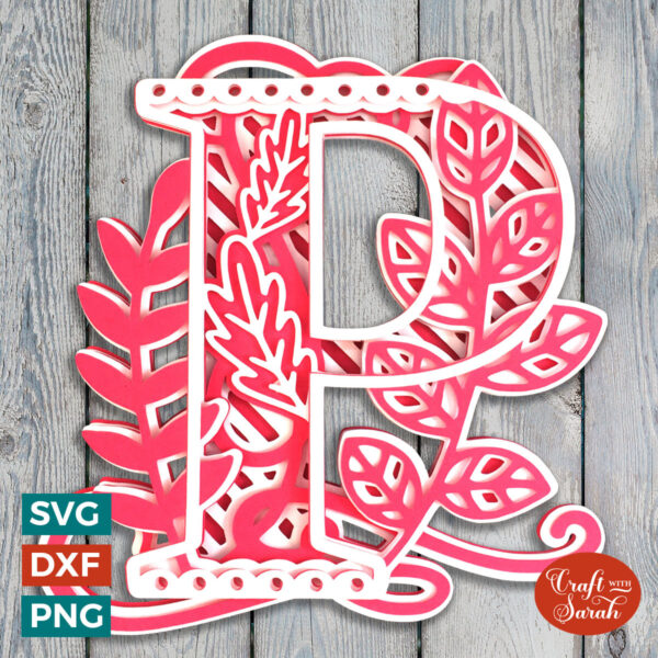 Letter P Alphabet SVG