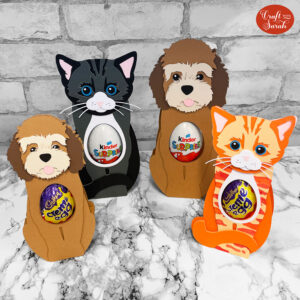 Cat & Dog Chocolate Egg Holders