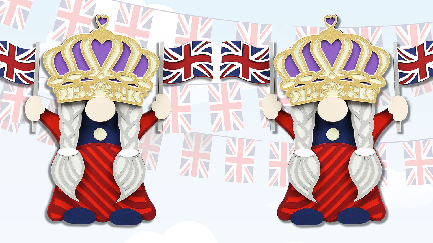 Portugal Flagge Queens Jubilee 2022 Dekorationen, Platinums Queens Jubilee Flagge Union Jack Wimpelkette