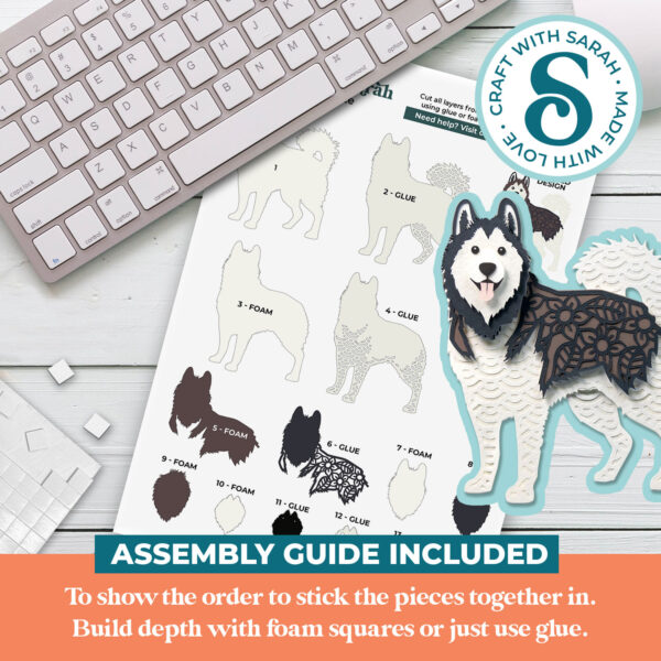 Alaskan Malamute SVG - Image 3
