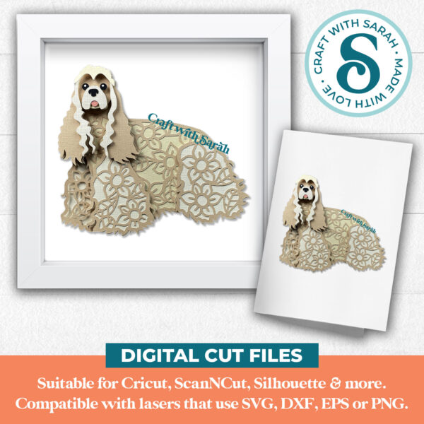 American Cocker Spaniel SVG - Image 3