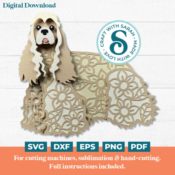 American Cocker Spaniel SVG