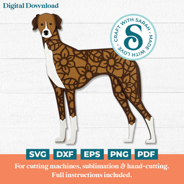 Azawakh Dog SVG