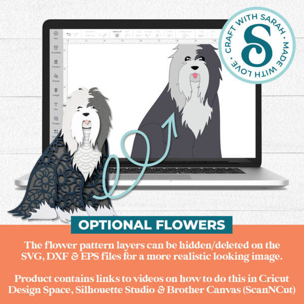 Bearded Collie SVG - Image 4