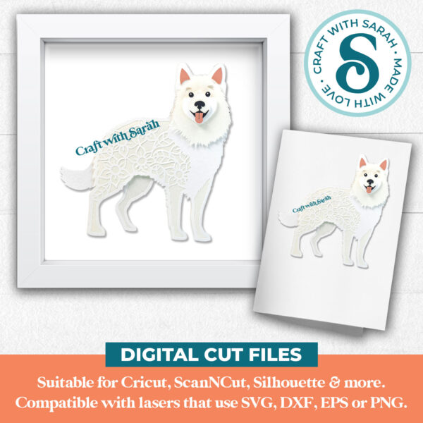 Berger Blanc Suisse SVG - Image 2