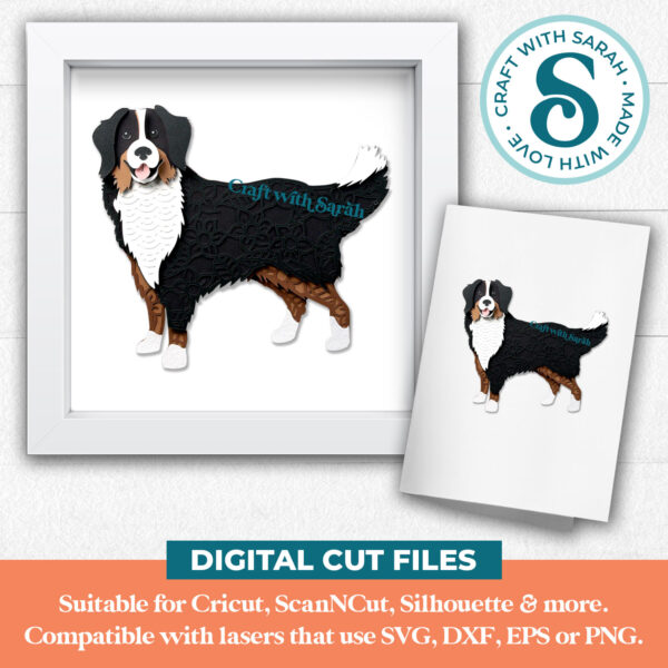 Bernese Mountain Dog SVG - Image 3