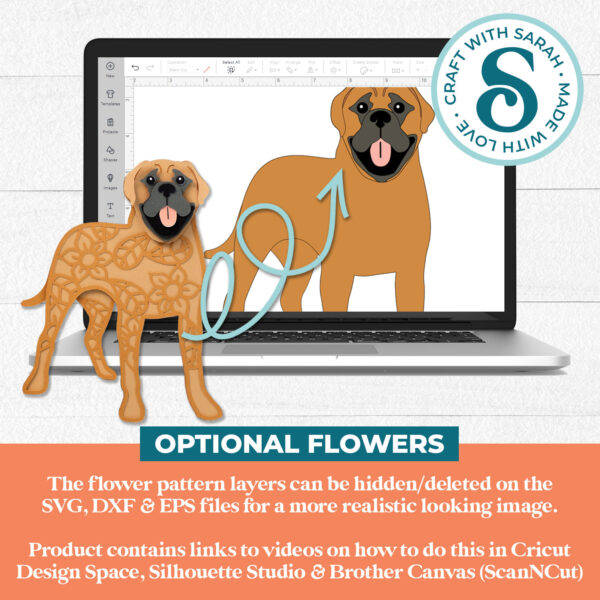 Bullmastiff SVG (Front Facing) - Image 4