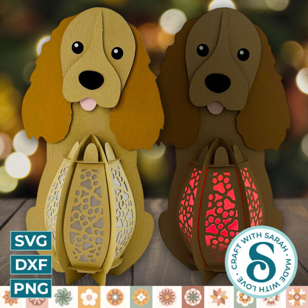 Cocker Spaniel Lantern