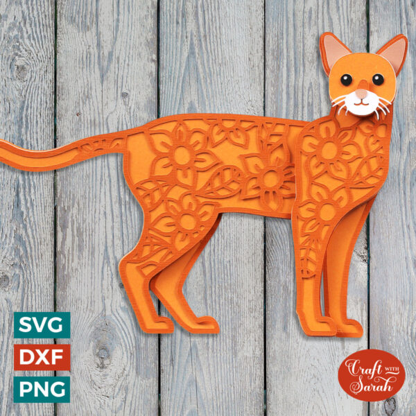 Abyssinian Cat SVG