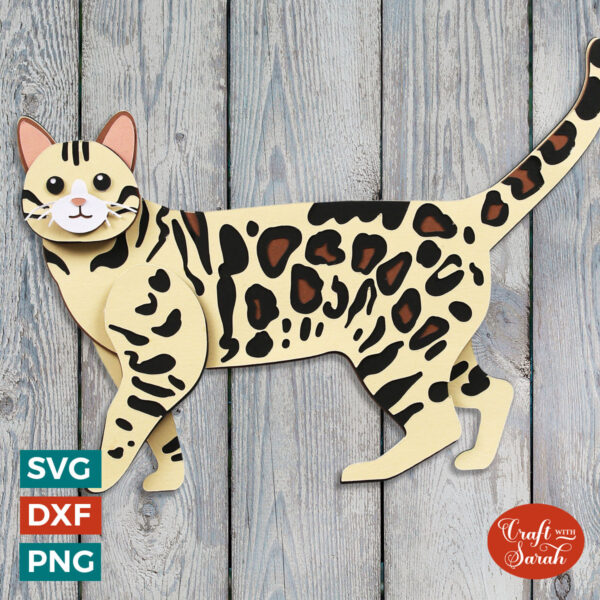 Bengal Cat SVG