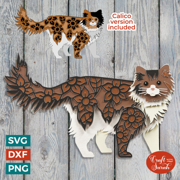 Norwegian Forest Cat SVG