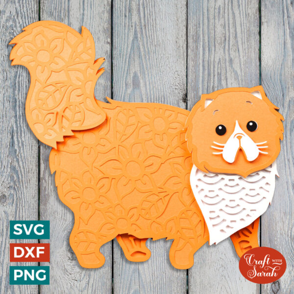 Persian Cat SVG