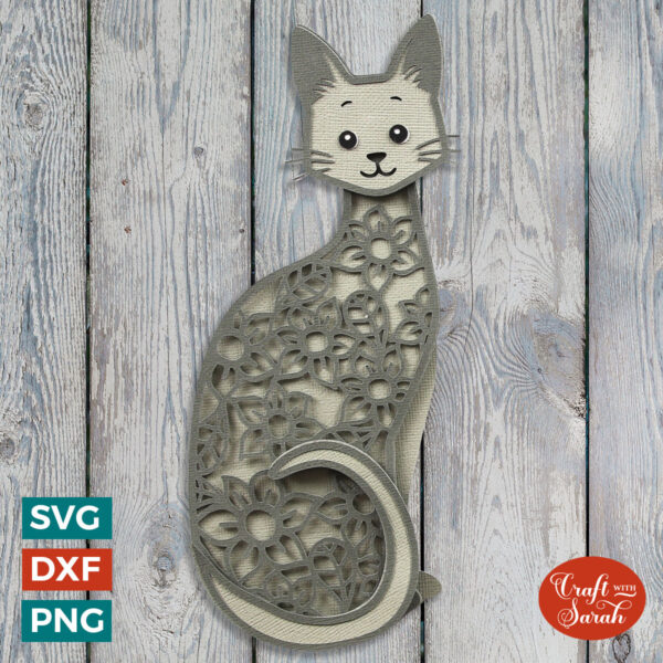 Russian Blue Cat SVG