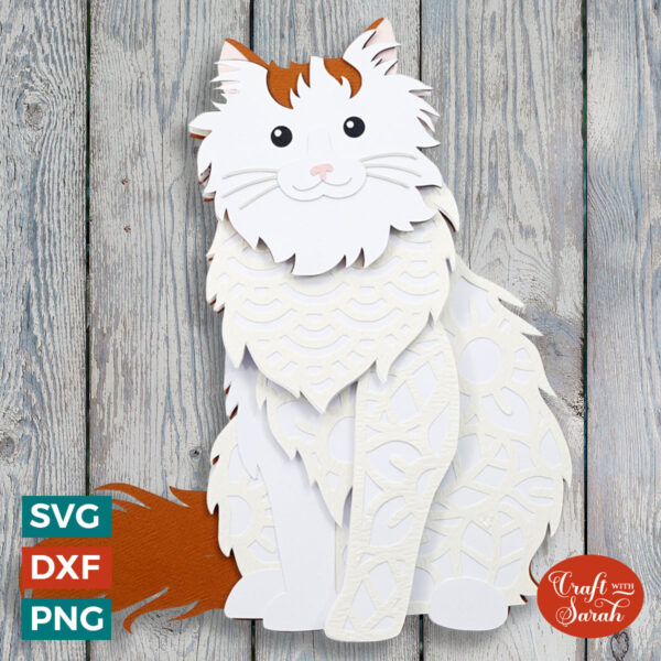 Turkish Van Cat SVG