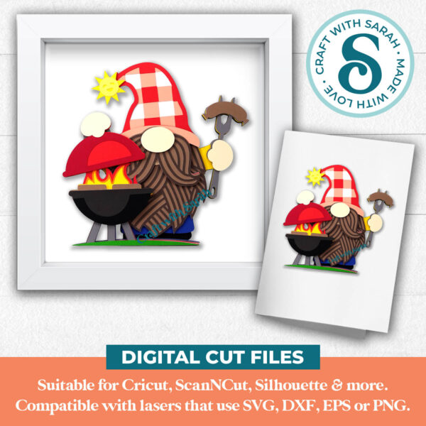 BBQ Gnome SVG - Male - Image 2