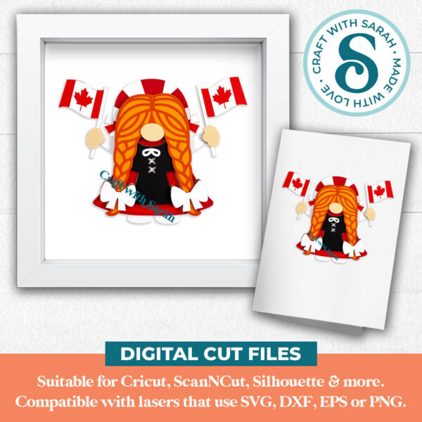 Canada Gnome SVG - Female - Image 2