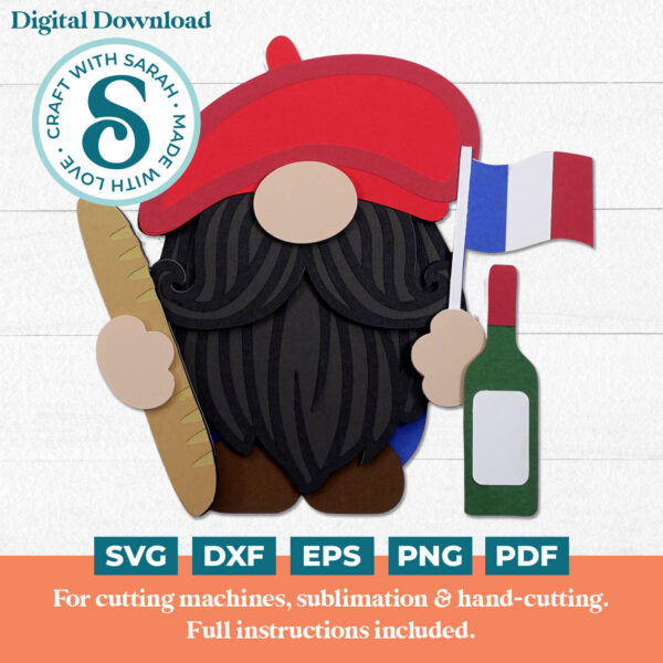 French gnome SVG - Male