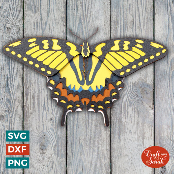 Tiger Swallowtail Butterfly SVG