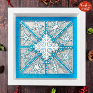 Snowflake Shadow Box SVG