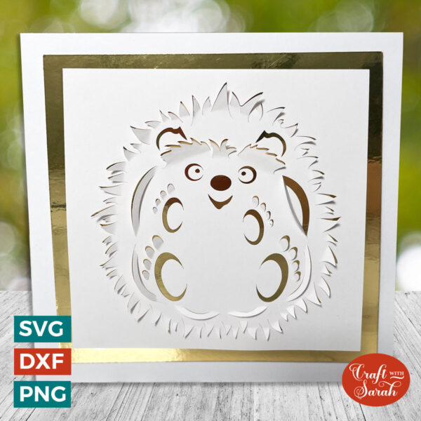 Hedgehog Bend Out Card