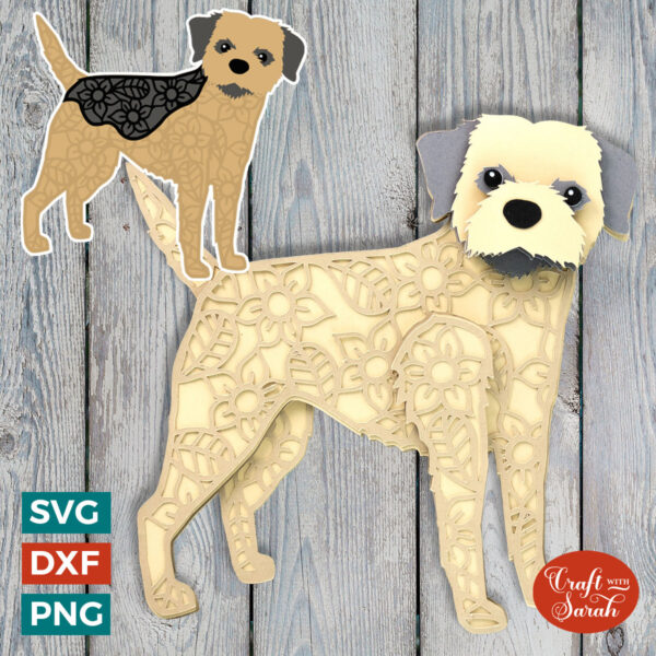Border Terrier SVG