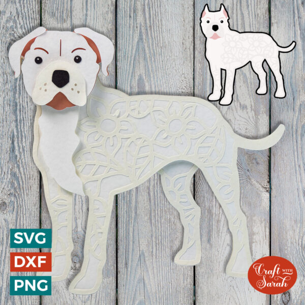 Dogo Argentino SVG