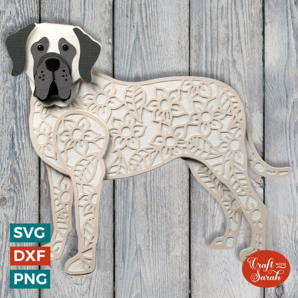 English Mastiff SVG