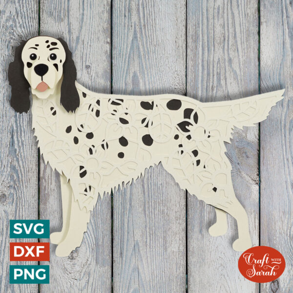 English Setter SVG
