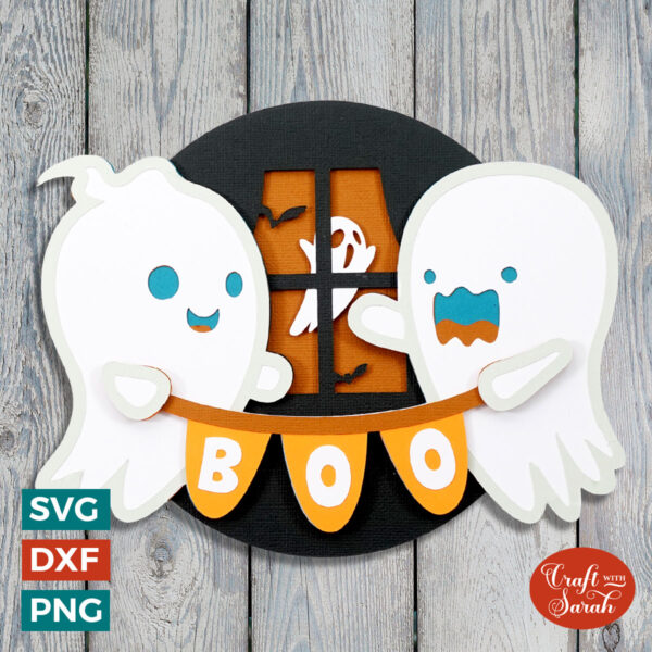 Cute Ghosts SVG