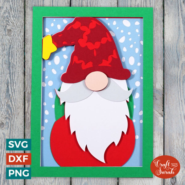 Winter Gnome Card SVG