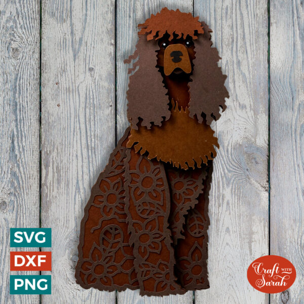 Irish Water Spaniel SVG