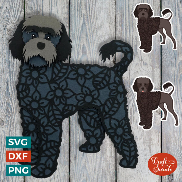 Portuguese Water Dog SVG