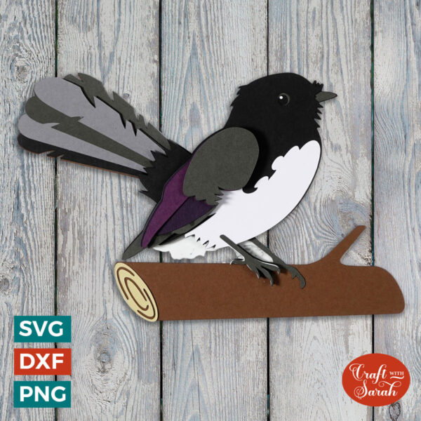 Willy Wagtail SVG