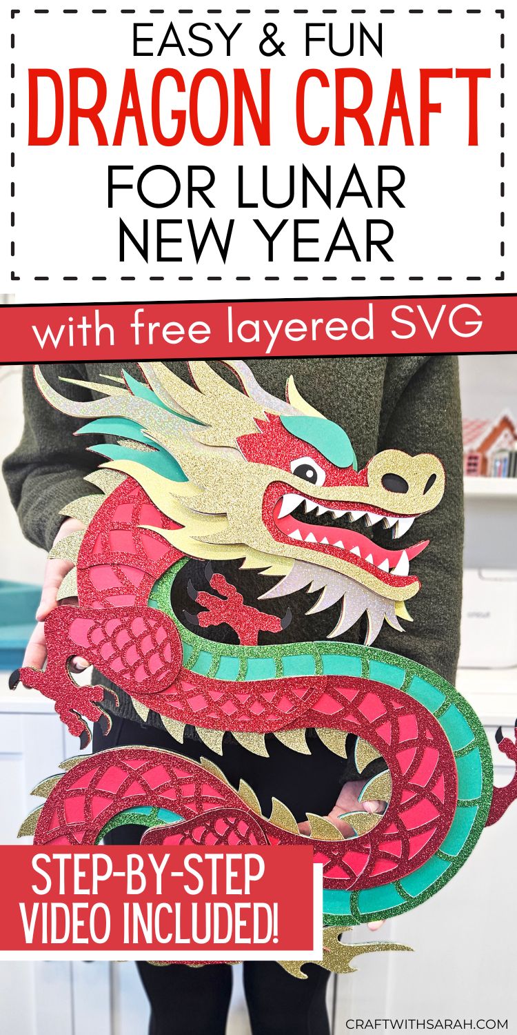 Easy & fun dragon craft for lunar new year