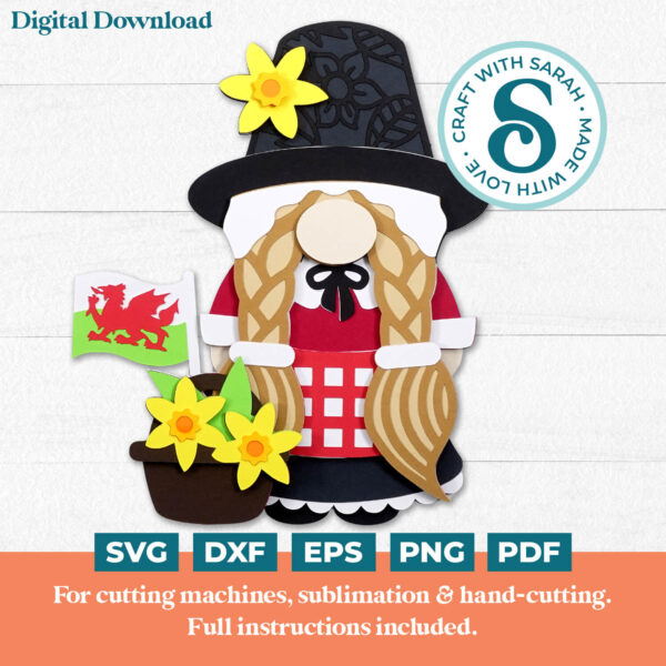Welsh Gnome SVG - Female