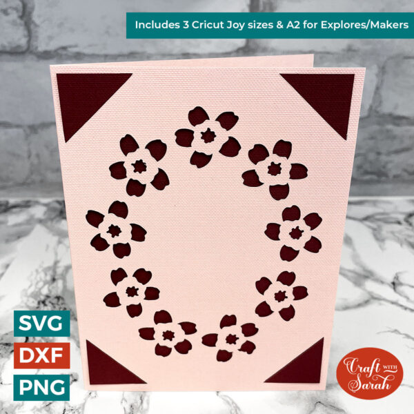 Blossom Flowers Insert Card