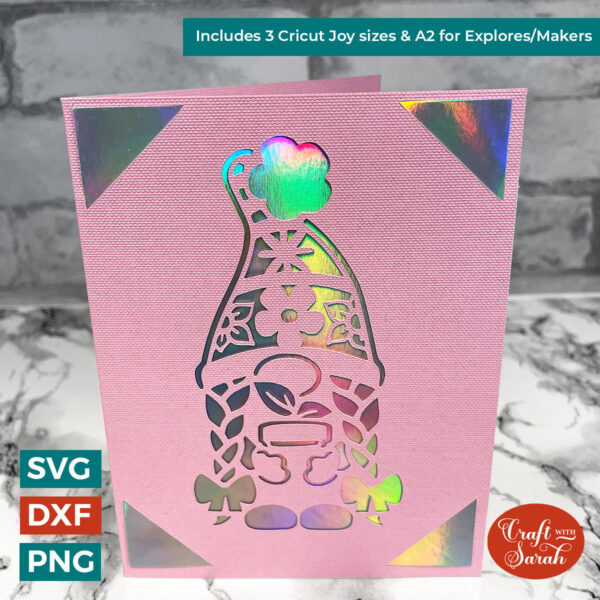 Spring Gnome Insert Card - Female