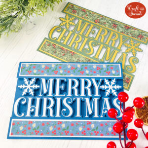 Merry Christmas Card SVG