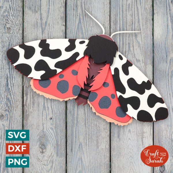 Garden Tiger Moth SVG