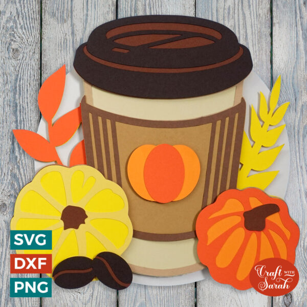 Pumpkin Spice Latte SVG