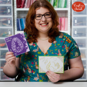 Easter Cutout Card SVGs | Two Easter Bunny Cards