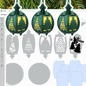 Blank Slot-Together Christmas Ornaments