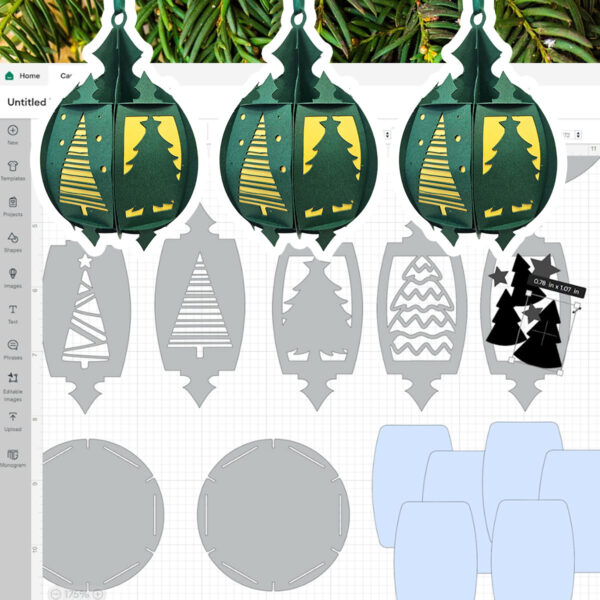 Blank Slot-Together Christmas Ornaments