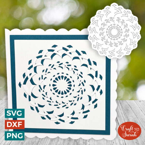 Mandala Cut & Tuck Card