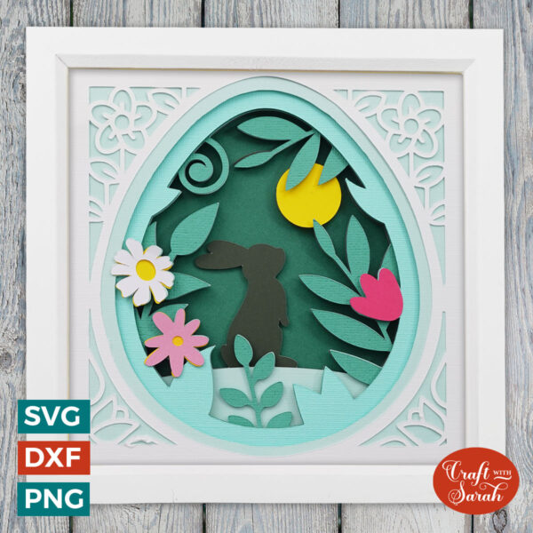 Bunny and Moon Shadow Box