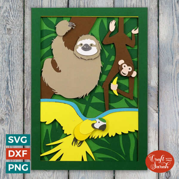 Rainforest Animals Card
