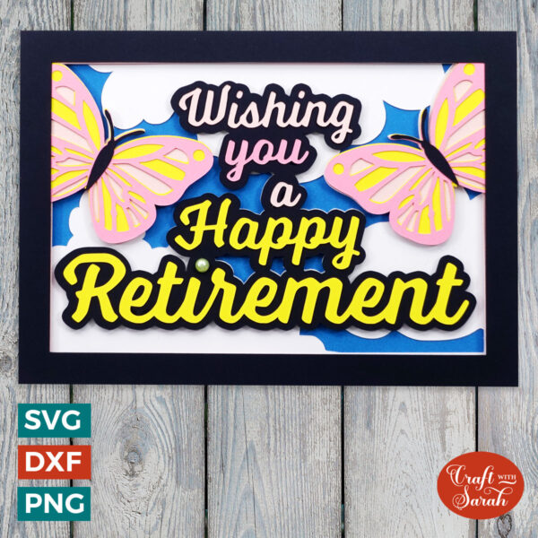 Retirement Card with Butterflies