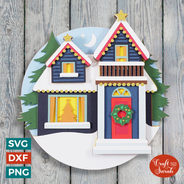 Christmas House SVG