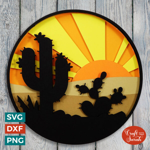 Desert Scene SVG